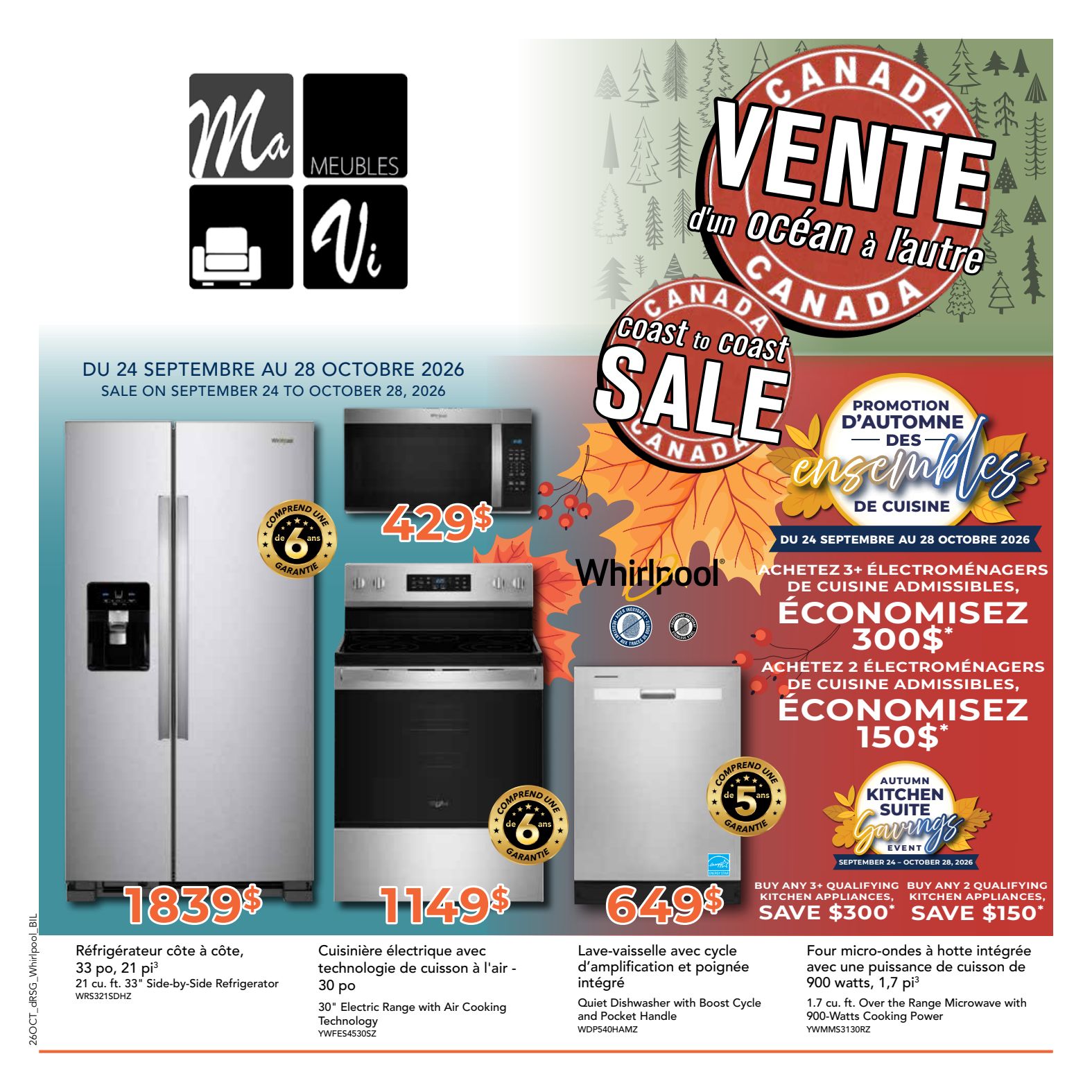 Dépliant promotionnel MaVi Whirlpool
