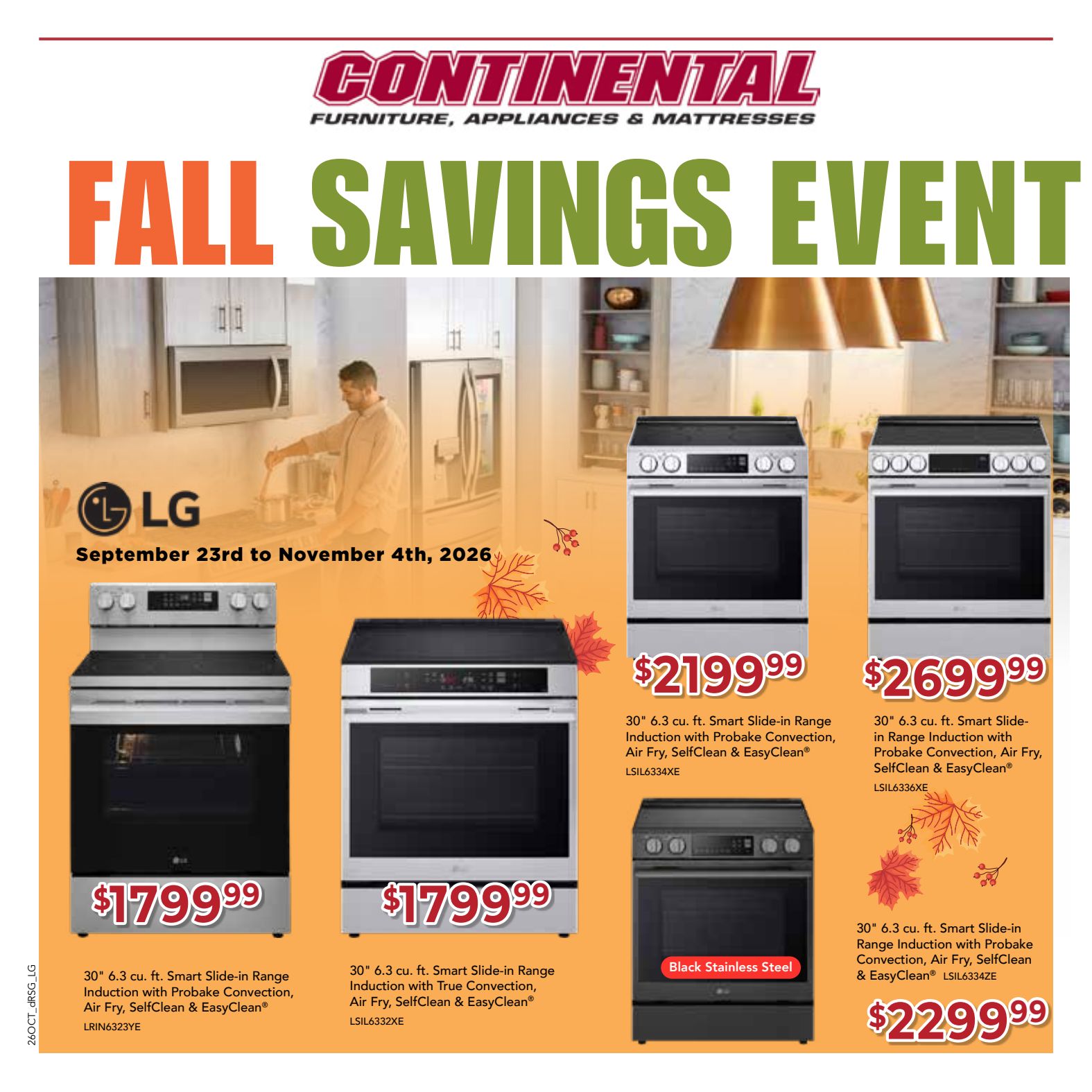 Continental LG promotional flyer
