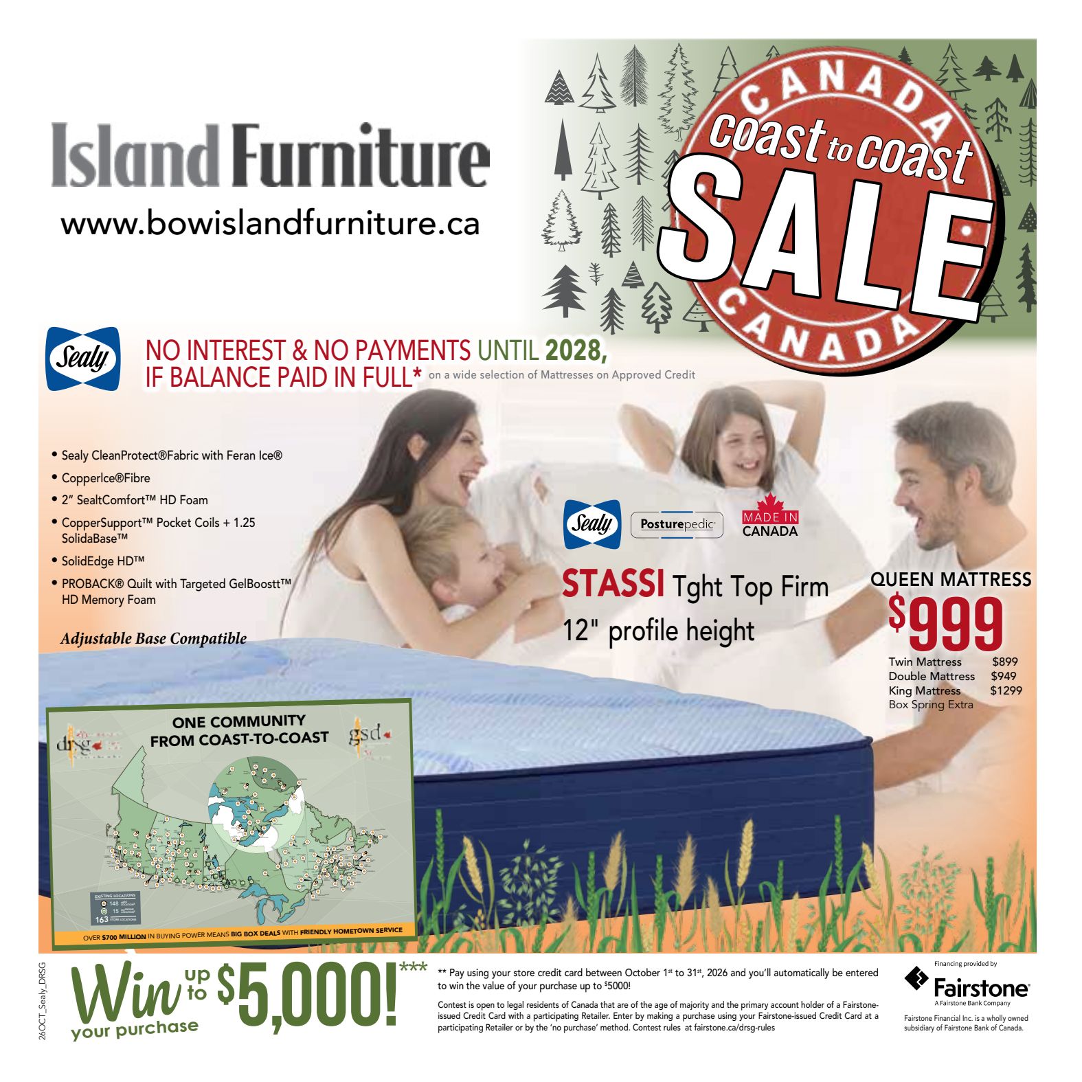 Island Furniture promotional flyer 2