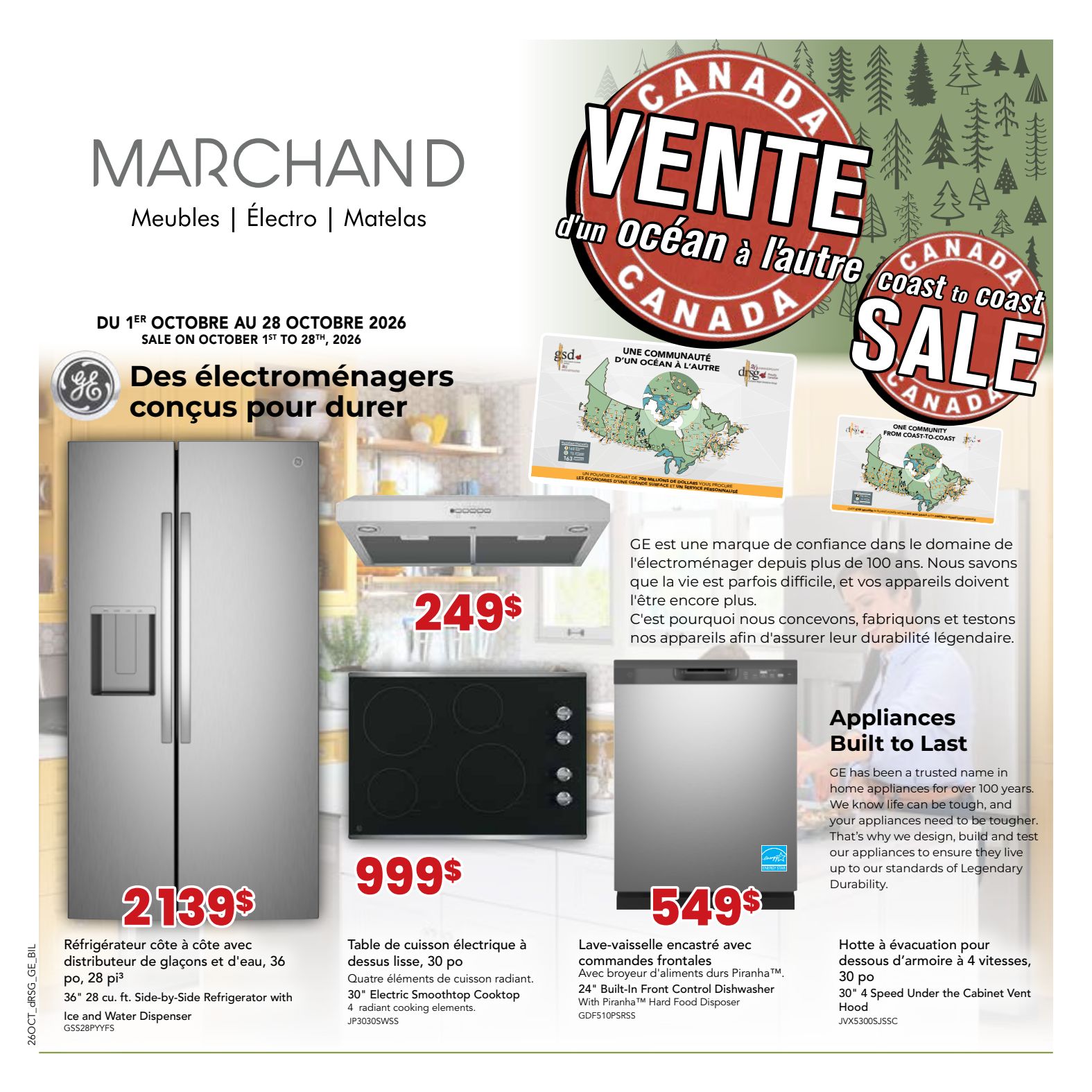 Marchand GE promotional flyer