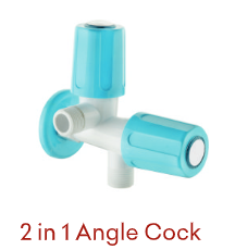 2 in 1 Angle Cock (15 mm)