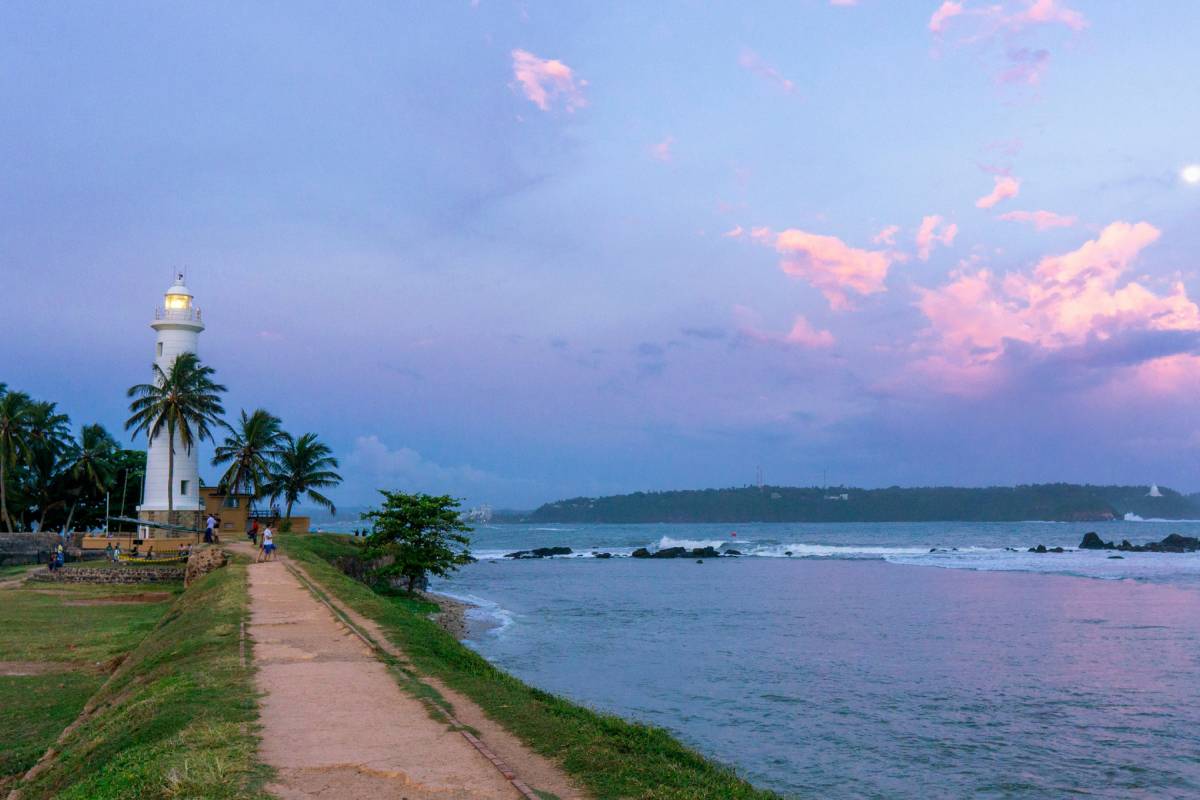 Galle Fort at sunset