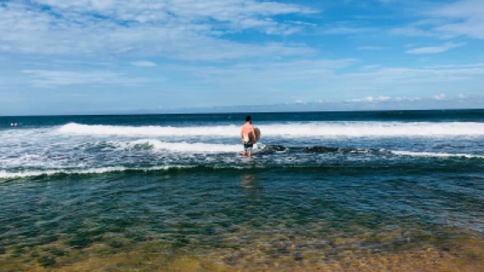 Surfer in Arugam Bay