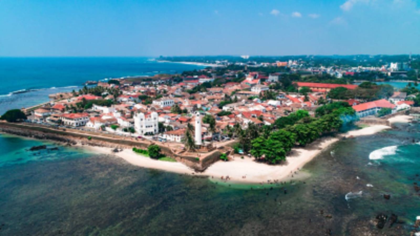 Aerial view of the Galle Fort