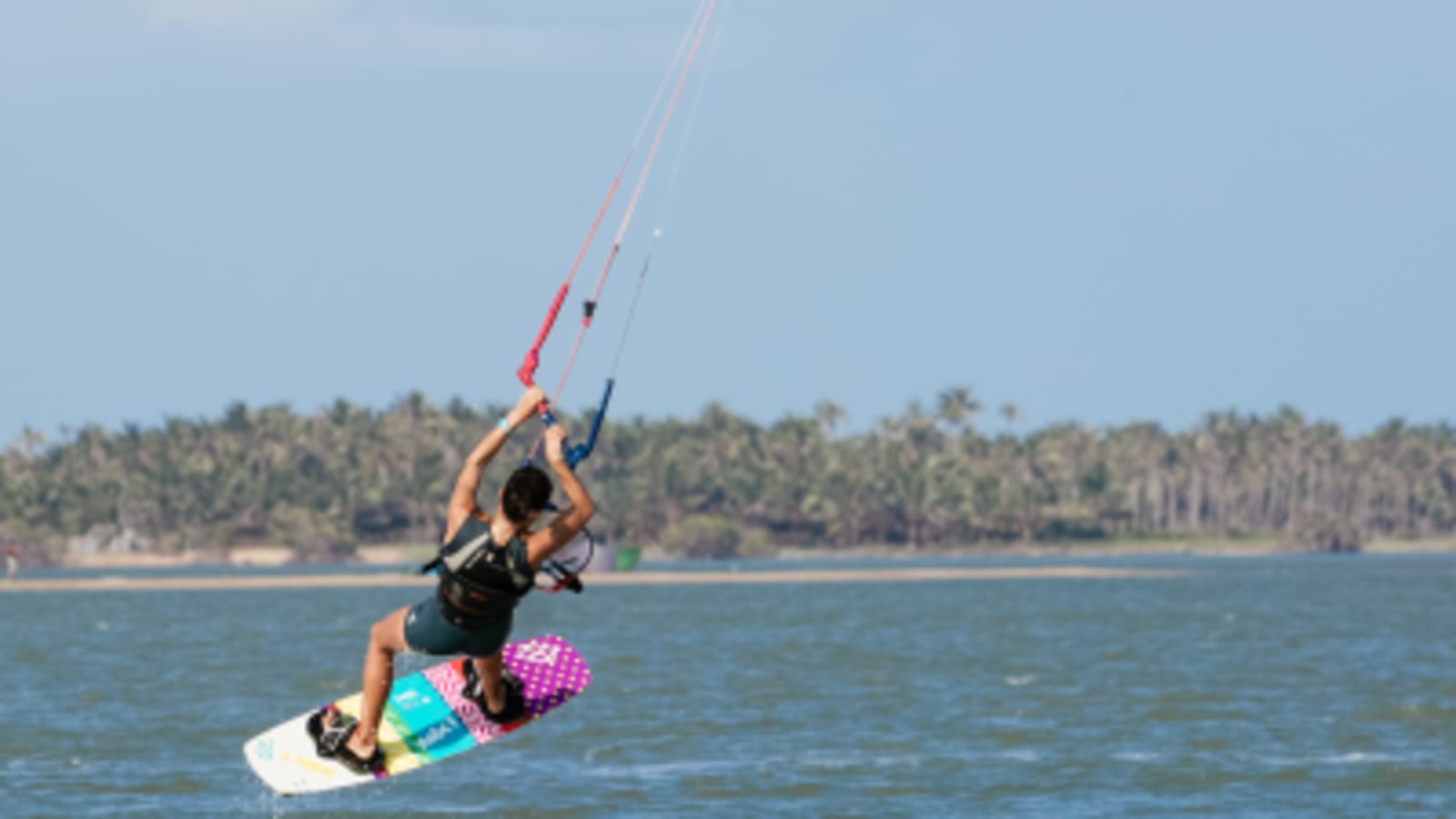 Kitesurfer in Kalpitiya