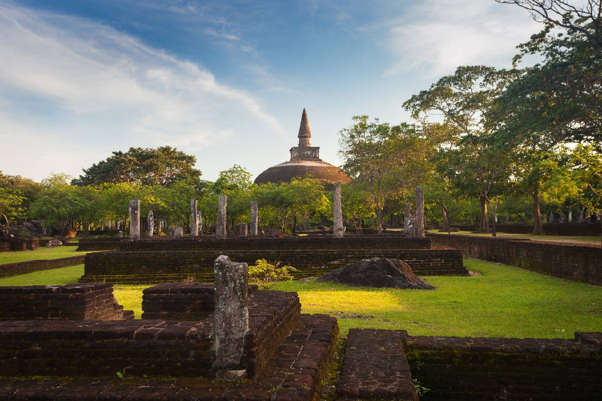 Ancient temple with ruins