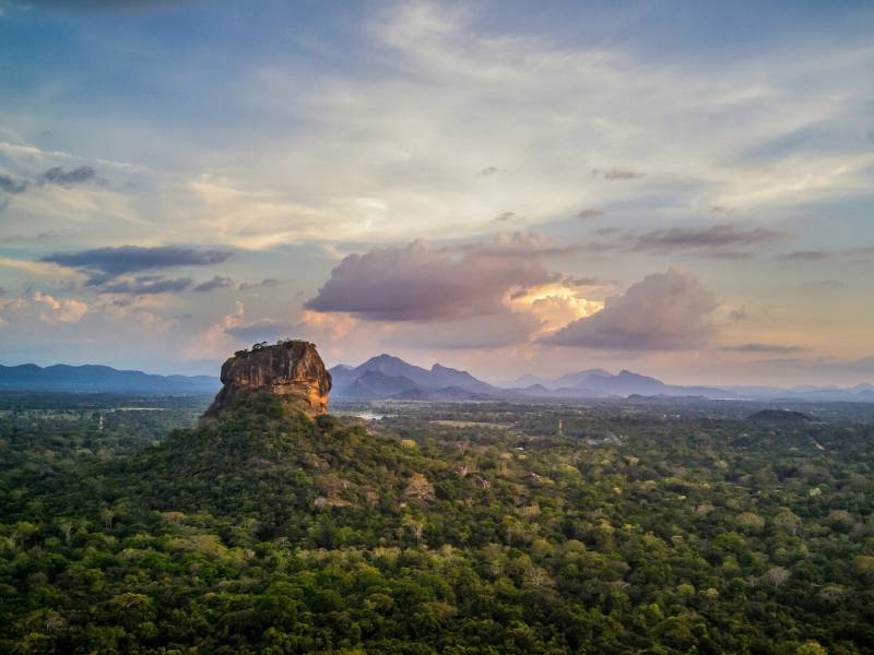 Sigiriya at sunset