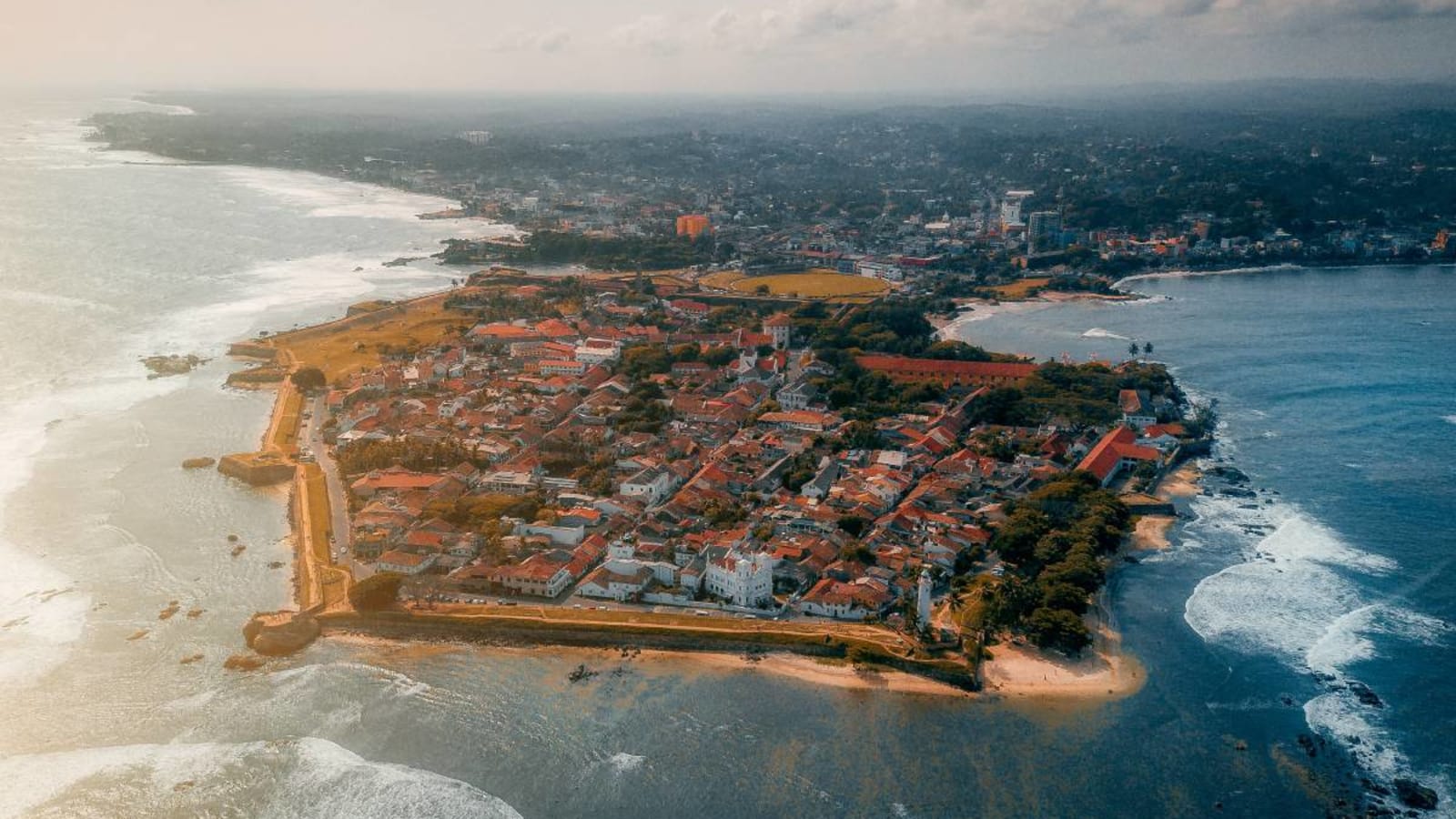 Aerial view of Galle Fort