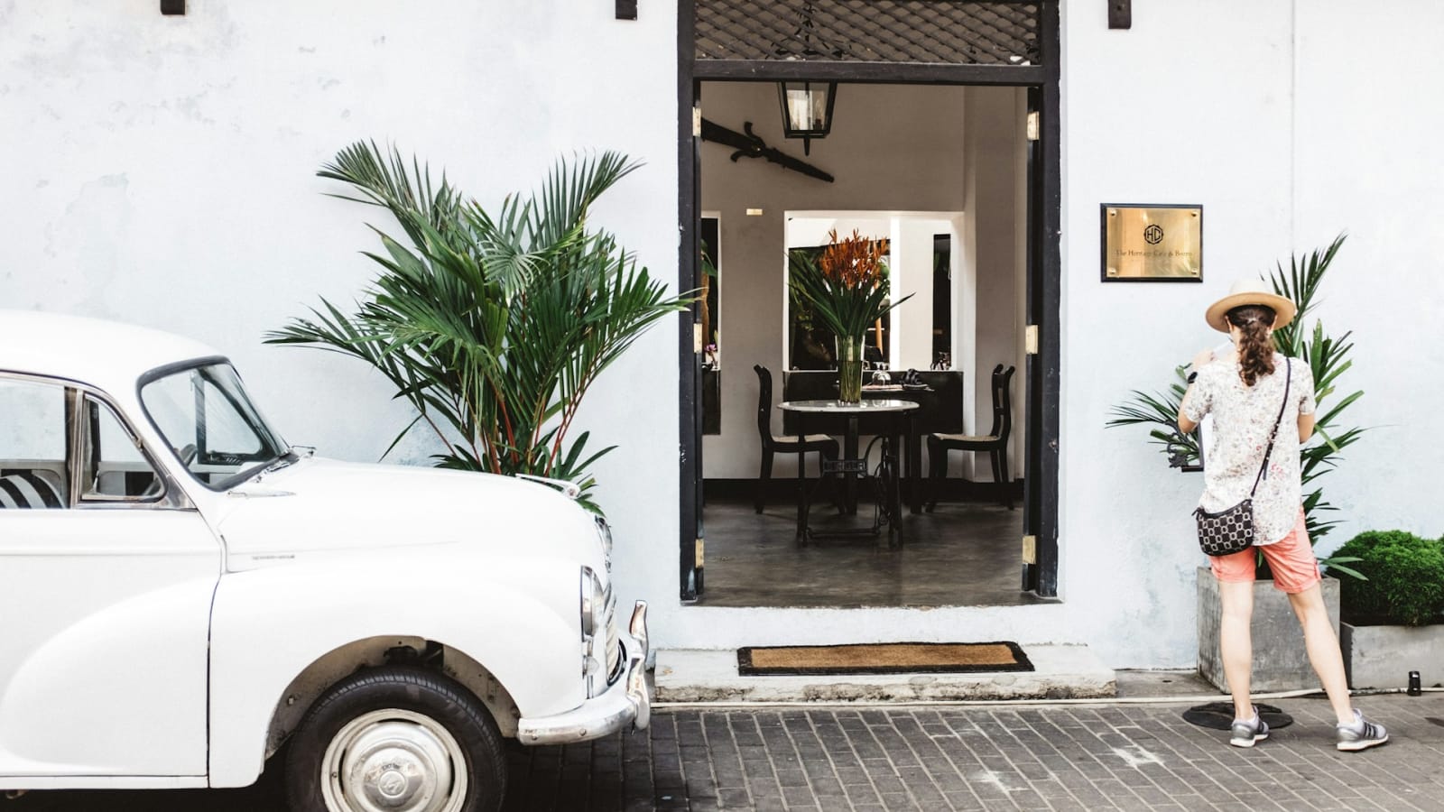 Cafe inside Galle Fort