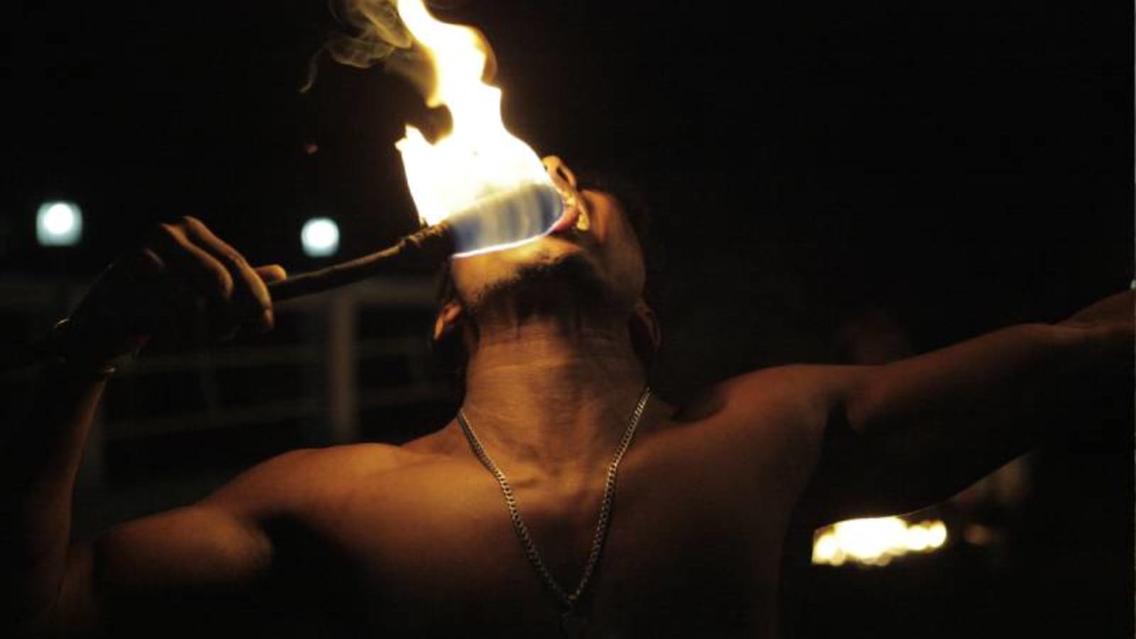 Kandyan fire eater