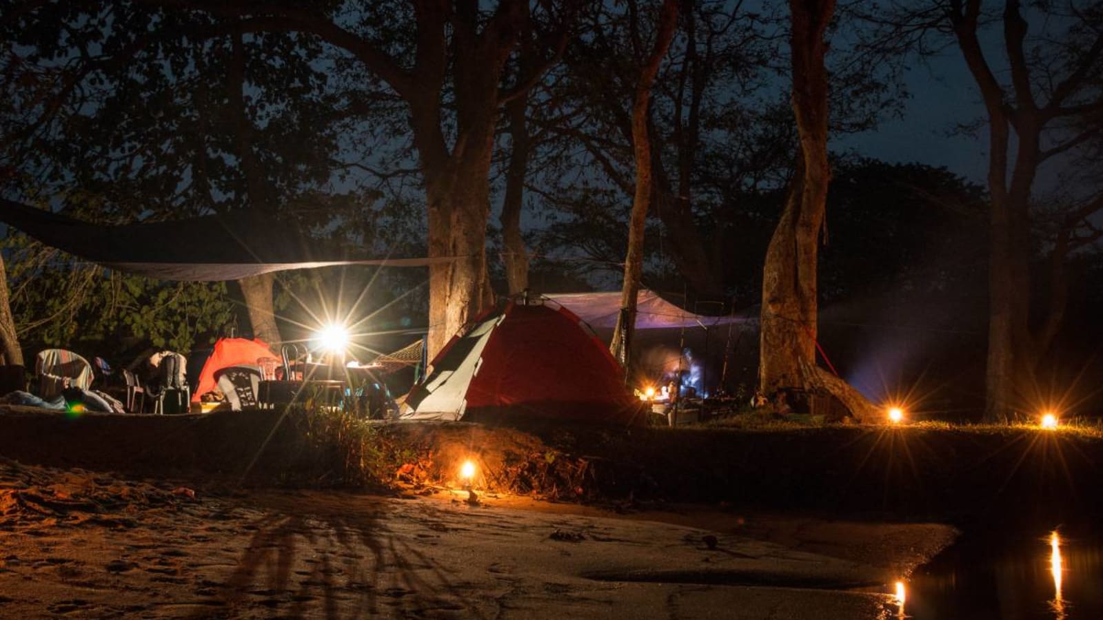 Camping in a national park