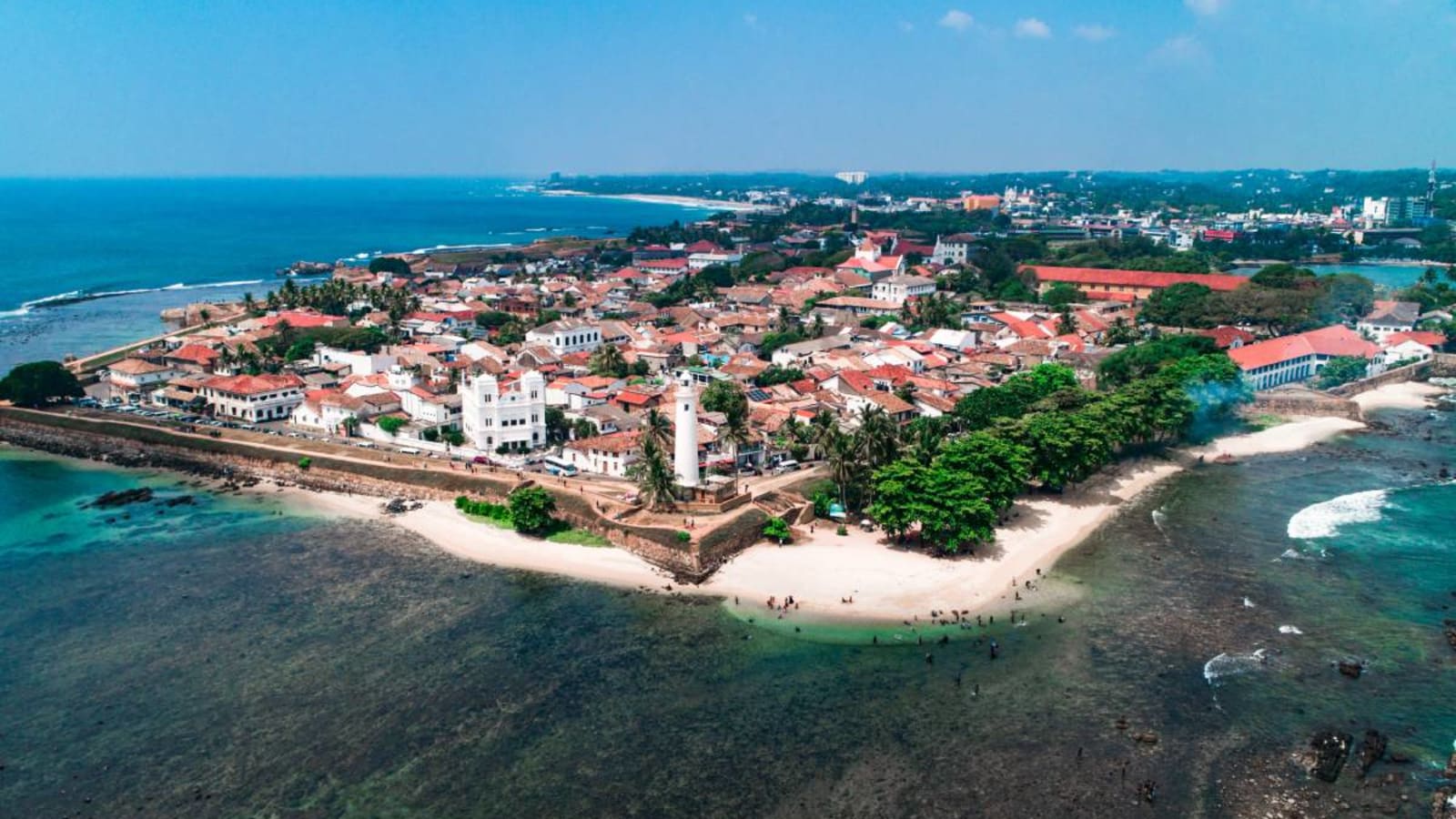 Aerial view of the Galle Fort