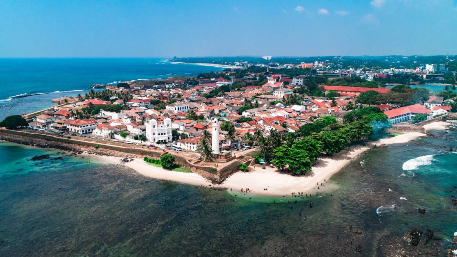 Galle Fort from the sea