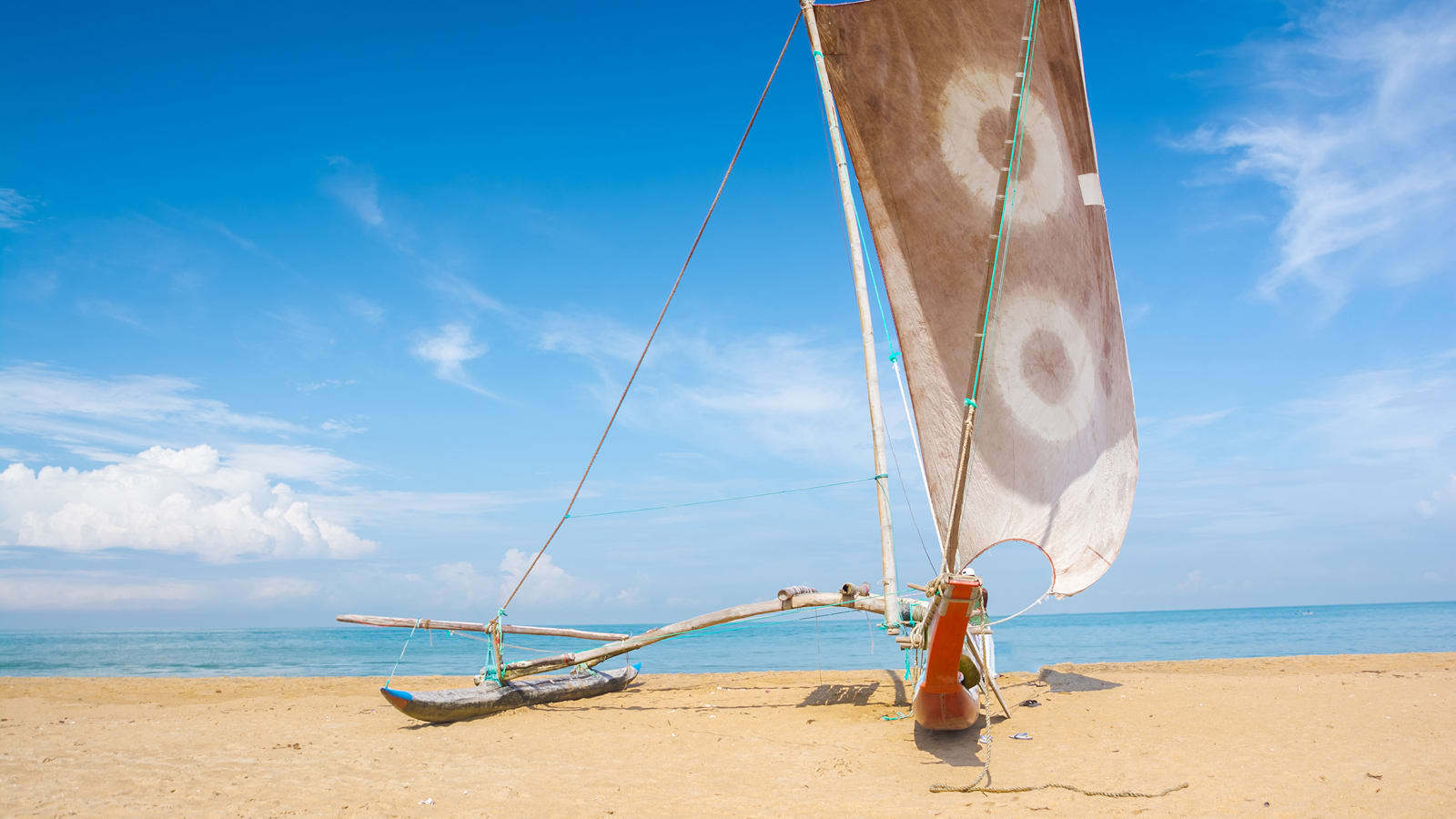Fishing boat in Negombo