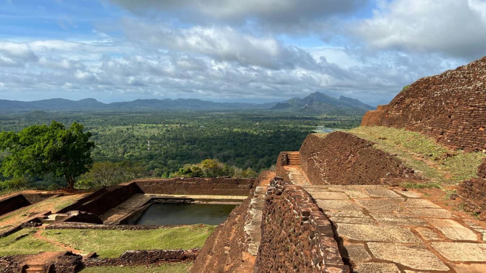 View from the summit of Sigiriya