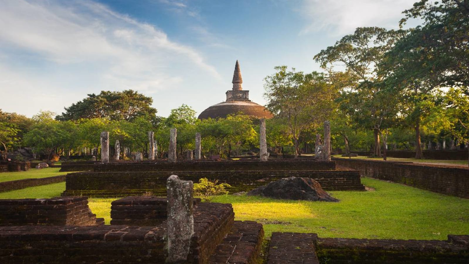 Ancient temple with ruins