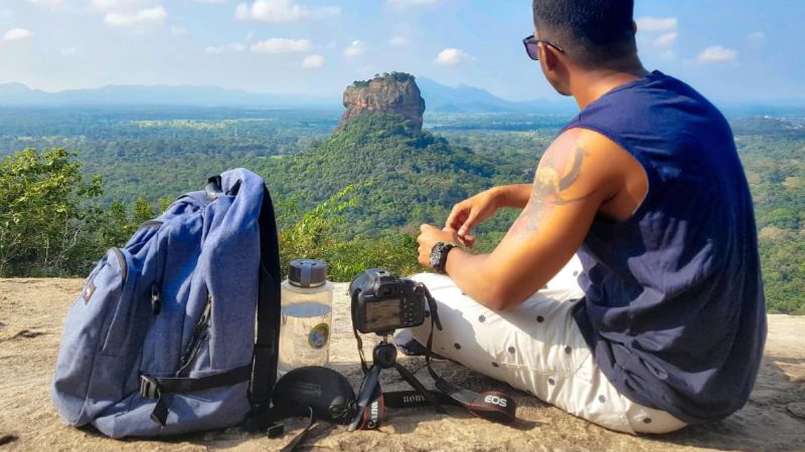 View of Sigiriya from Pidurangala Rock