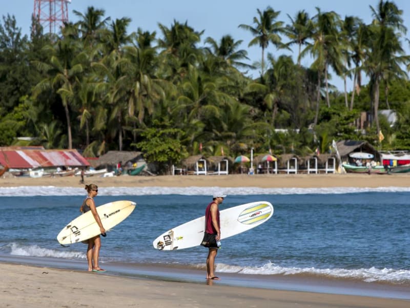 Golden sands of Arugam Bay