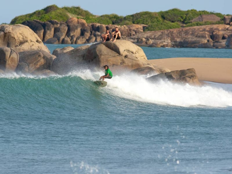 Surfing the break