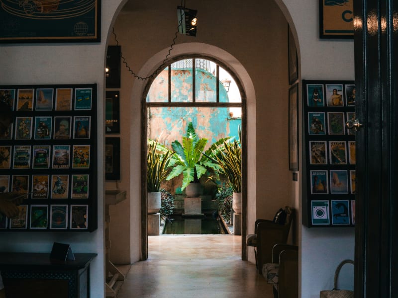 Art gallery in Galle Fort