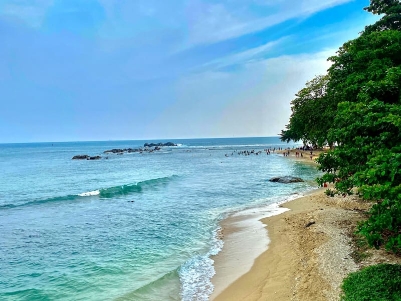 Beach near the Galle Fort rampart