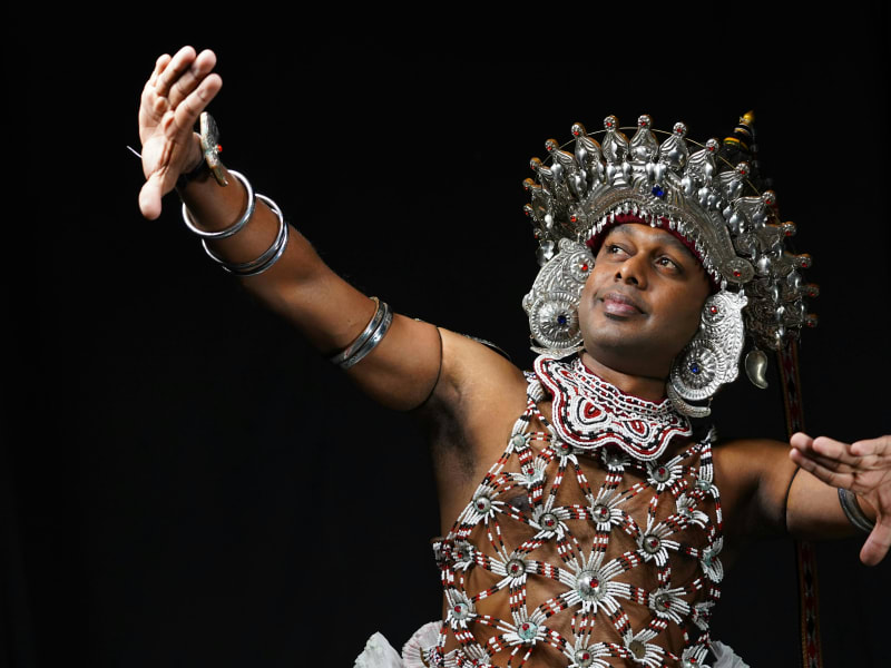 Traditional Kandyan dancer