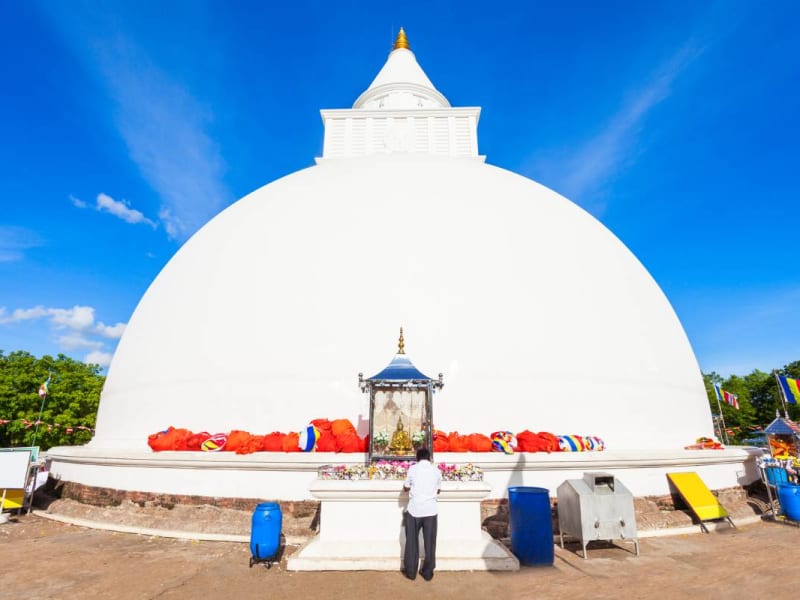 Sacred temple view