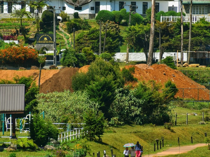 A view of Nuwara Eliya town