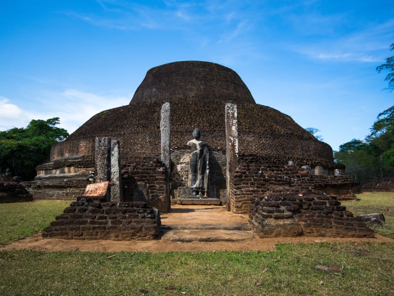 Temple ruins at Polonnaruwa
