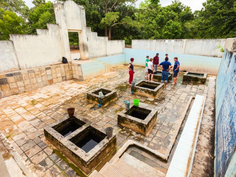 Hot water springs in Trincomalee