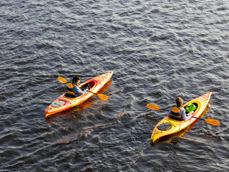 Lagoon kayaking