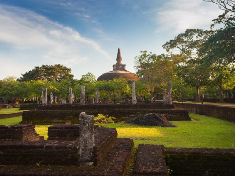 Ancient temple with ruins