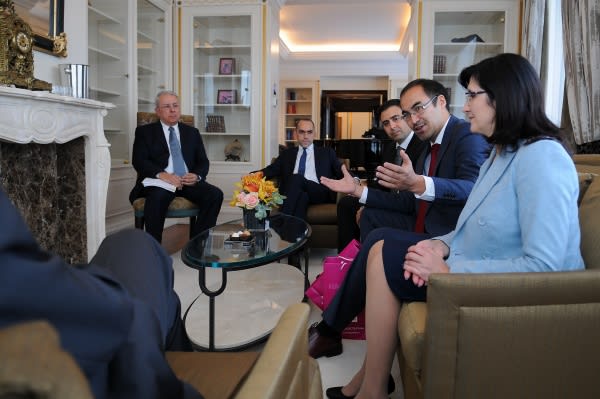 Cyprus president Anastasiades & Cyprus minister of finance with FinExpertiza network representatives