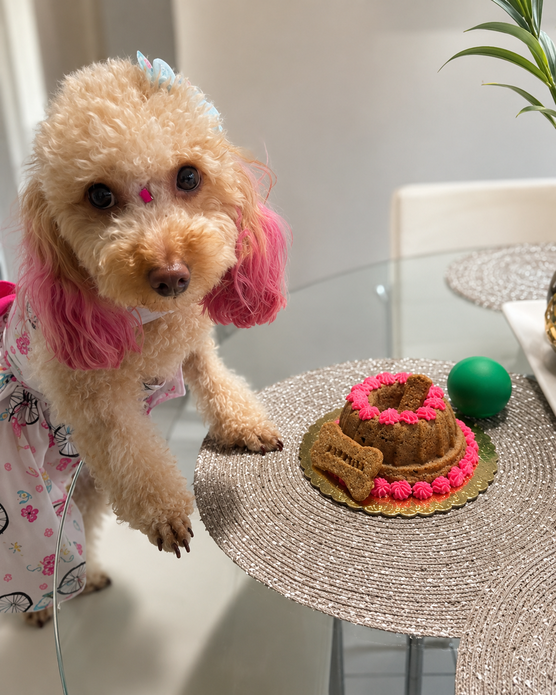 Barkday cake