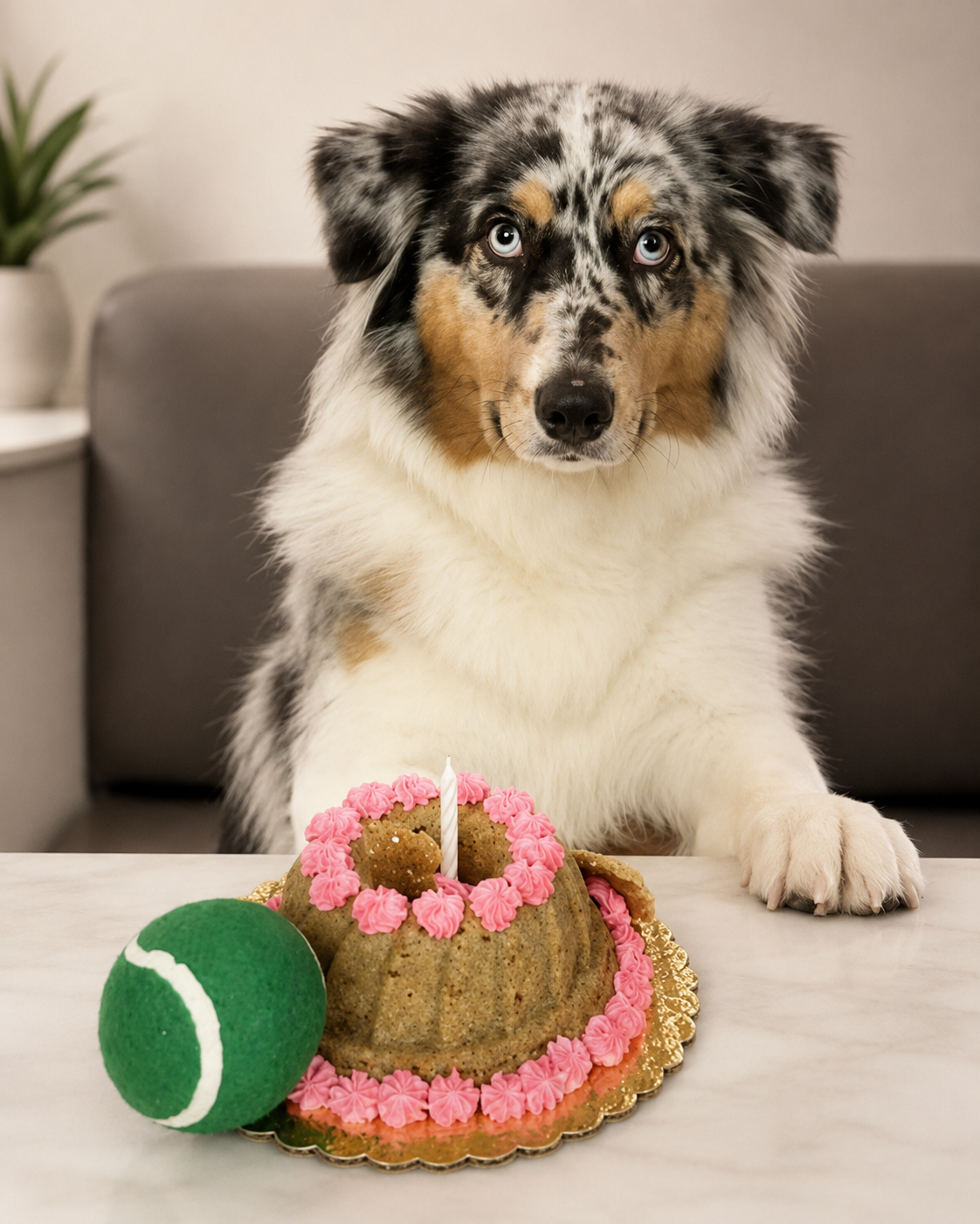 Barkday cake