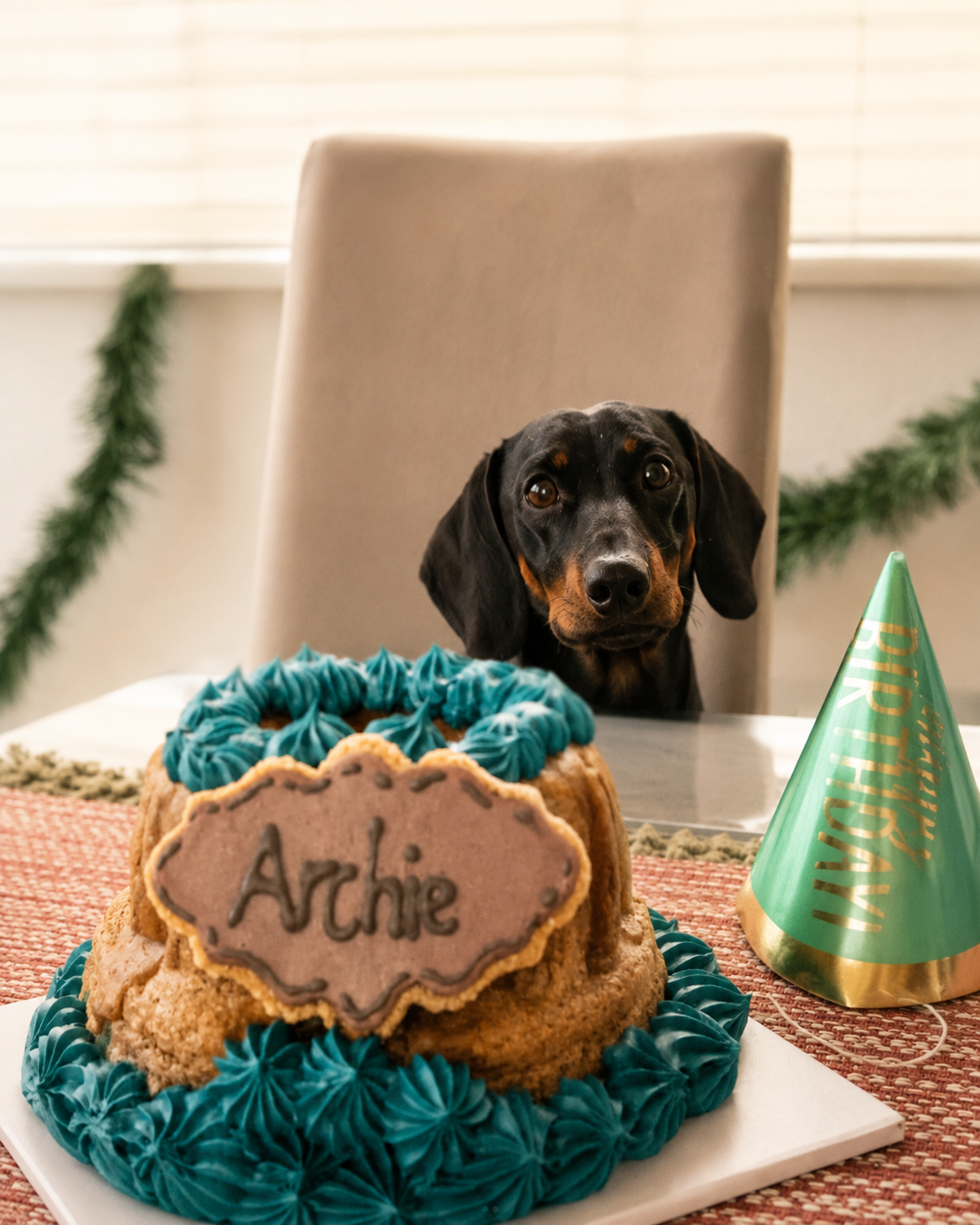 Barkday cake