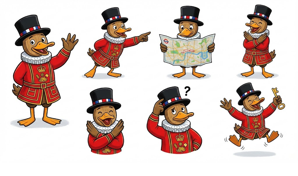 Mr. King Duck greeting