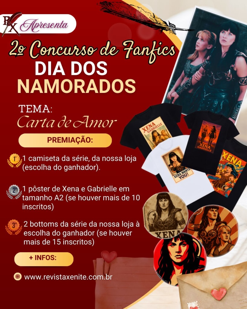 II Concurso de Fanfics One Shot (curtas) – Dia dos Namorados Xenite. Capa