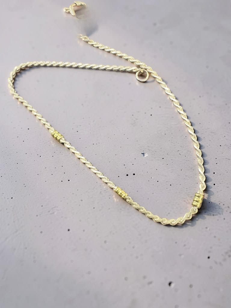 Pulsera de Plata y Dublé