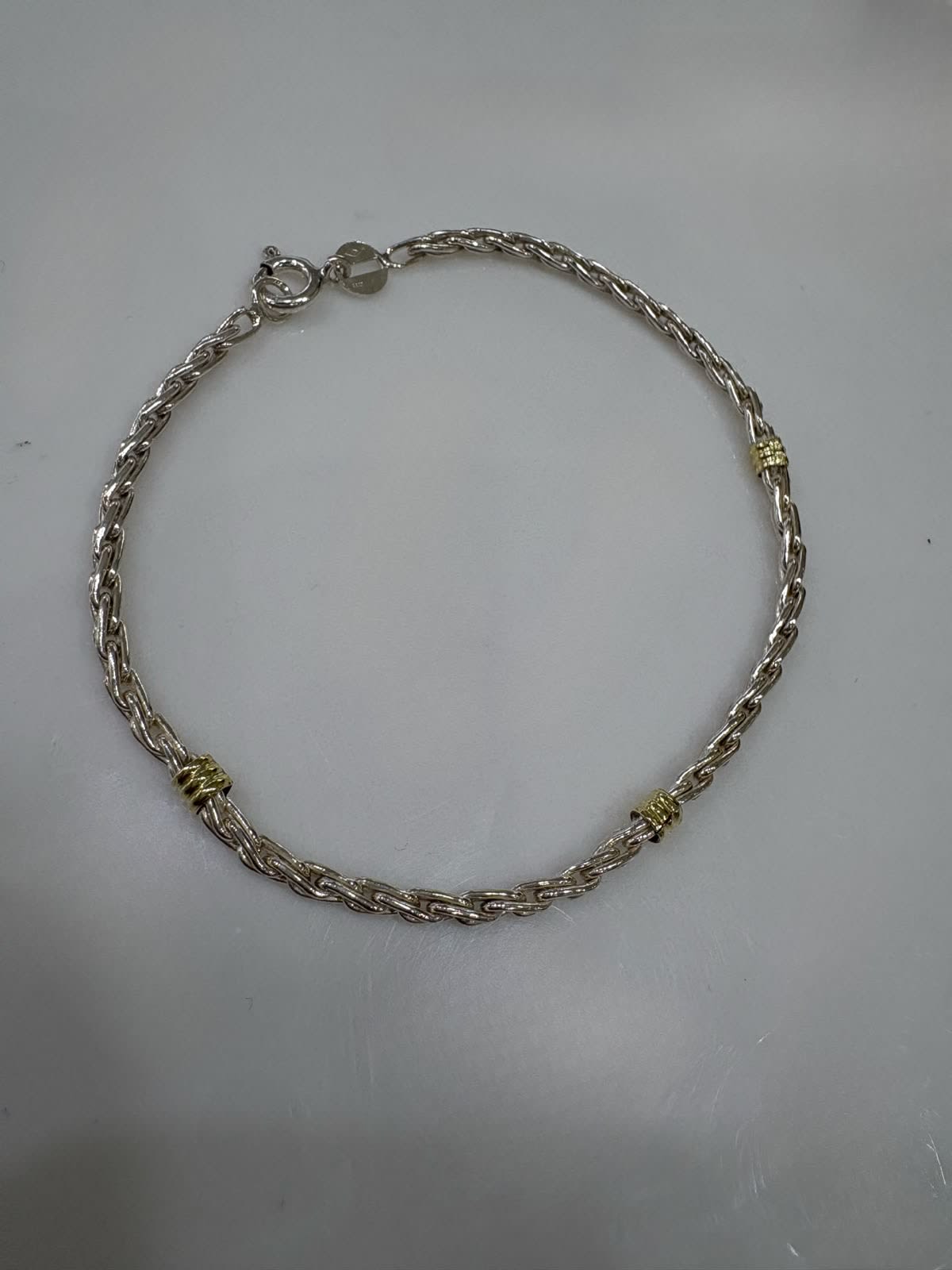 Pulsera Plata y Oro