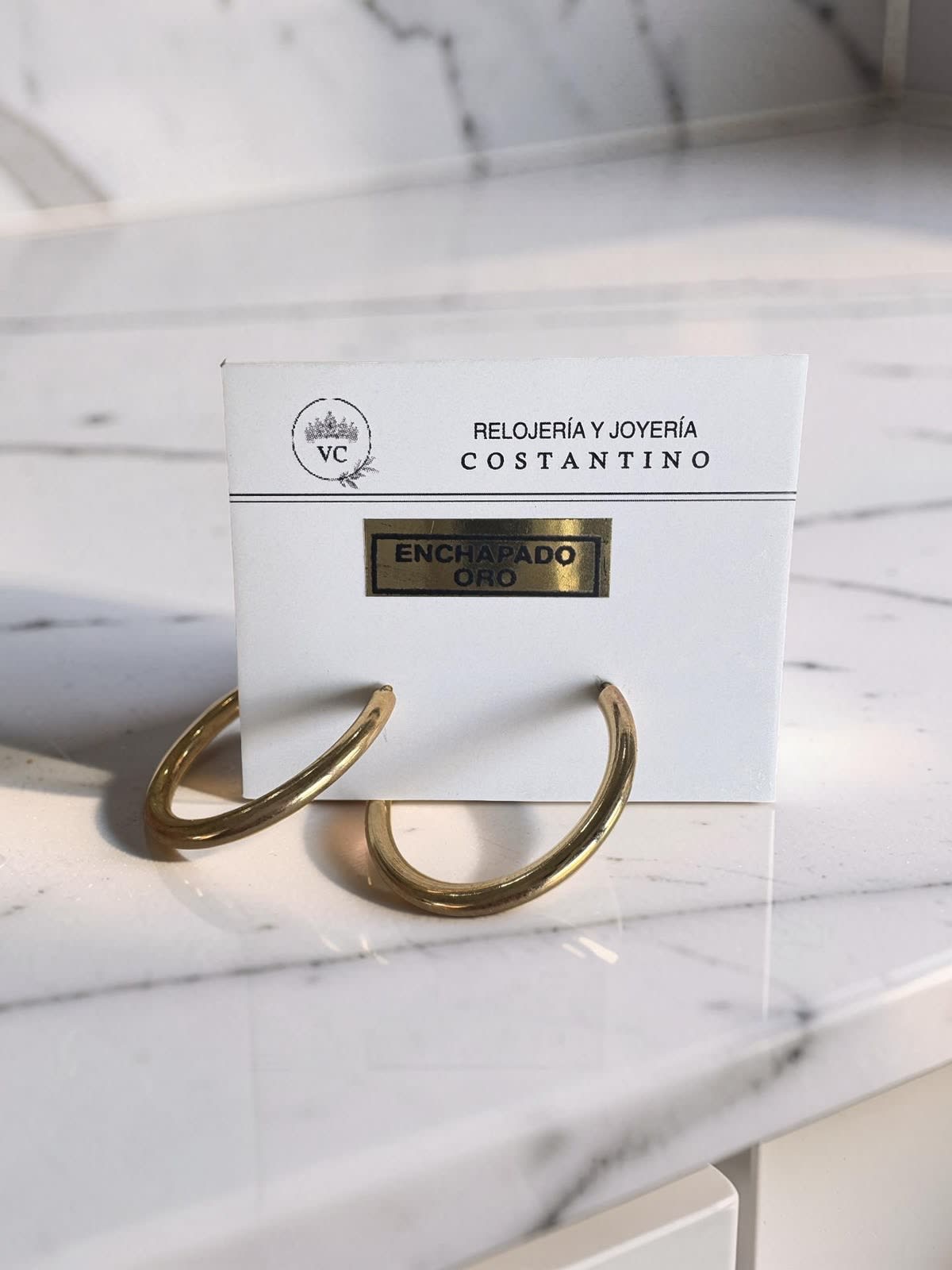 Aros enchapados en oro #1.3