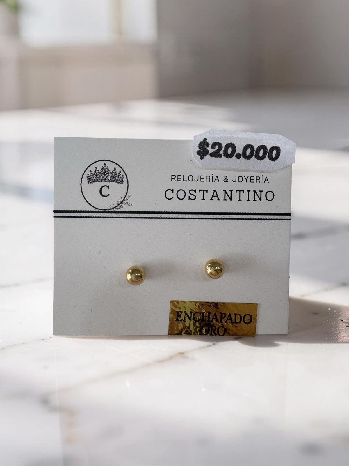 Aros enchapados en oro #1.4