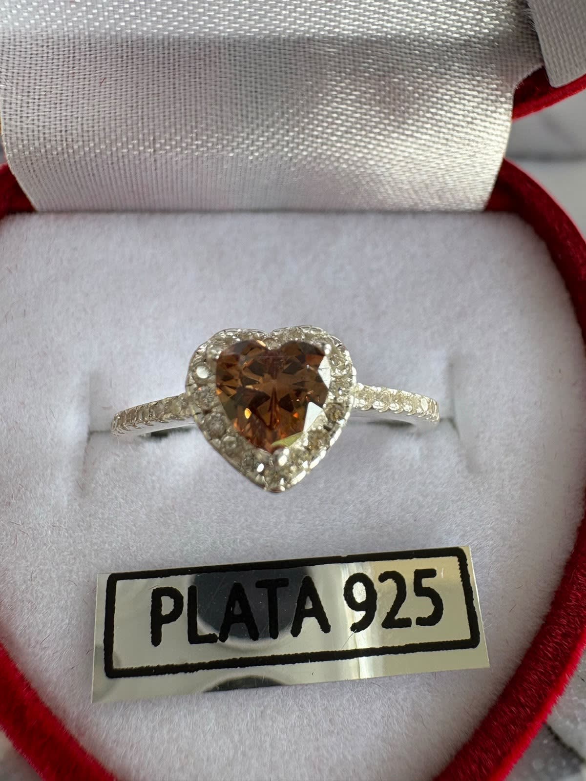 Anillo Ámbar y Plata 925