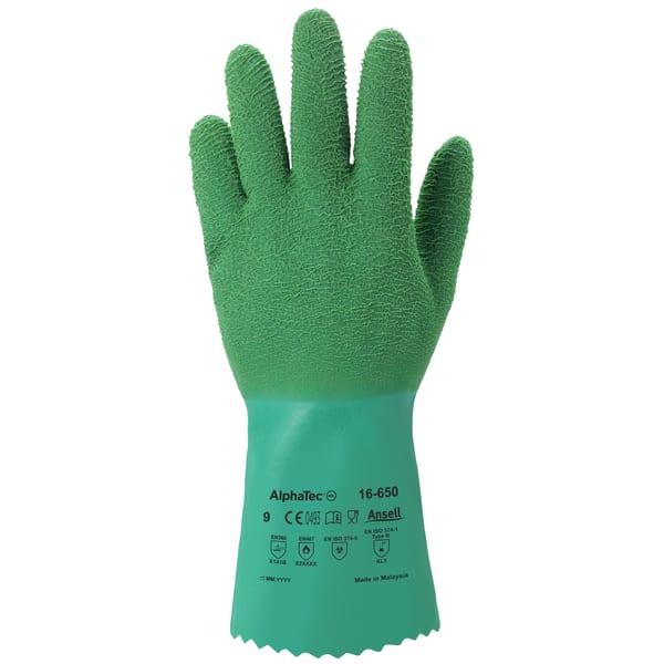 Chemikalienschutzhandschuh AlphaTec 16-650