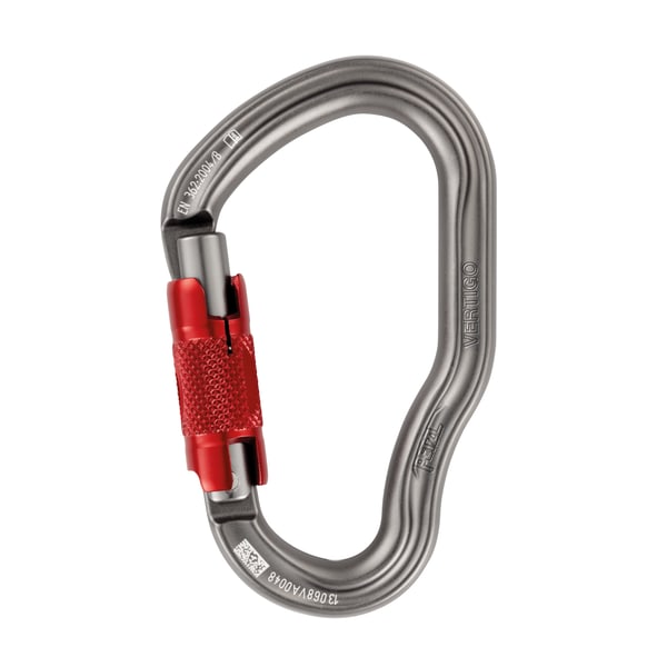 Mousqueton en aluminium PETZL VERTIGO TWIST-LOCK
