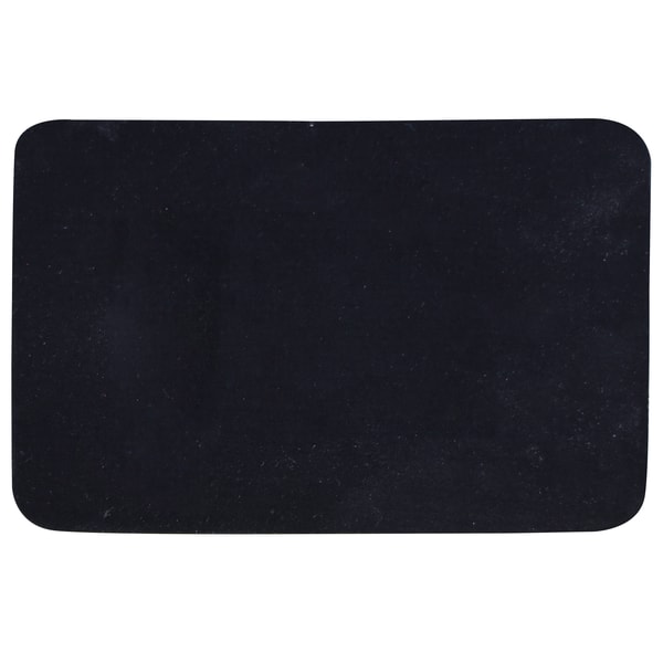 Namensschild schwarz, Klettrücken