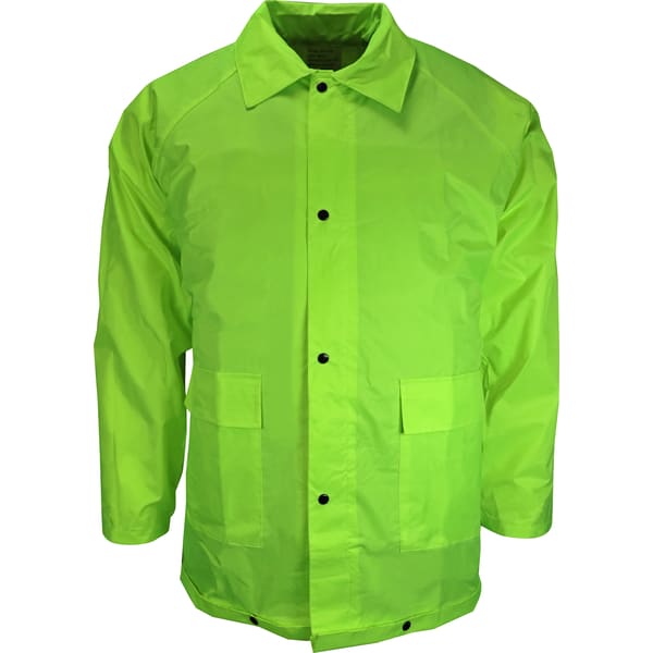 Neon-Regenjacke