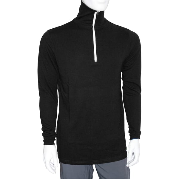 Bamboo-Zip-Langarm-Shirt Gnägi