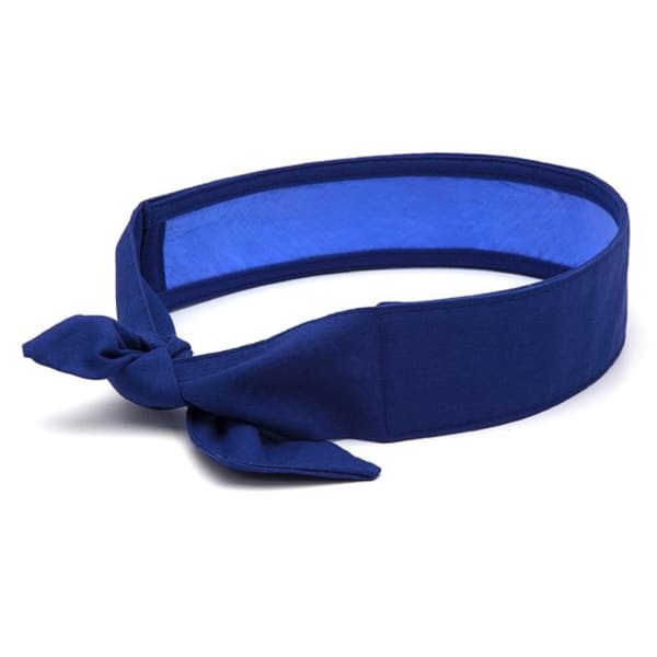 Kühlendes Stirn- und Halsband, blau