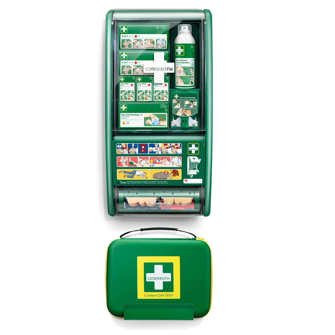 Erste-Hilfe-Station DIN-Set 13157 CEDERROTH